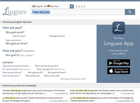 google translate linguee.